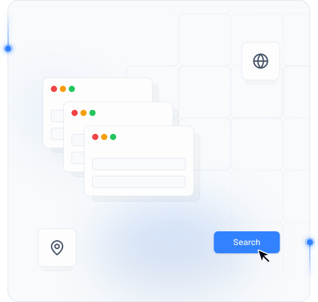 Web browsing illustration with secure mobile proxy access