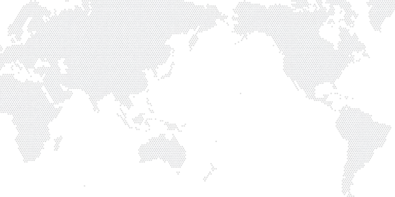 显示美国代理位置的世界地图