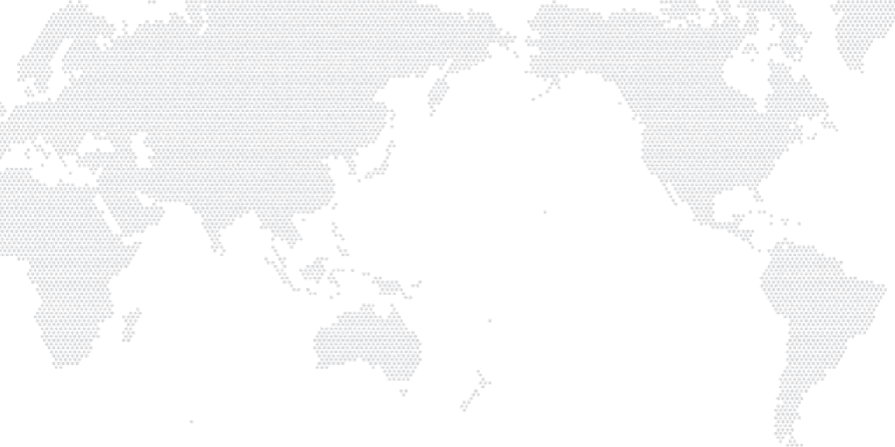 显示美国代理位置的世界地图