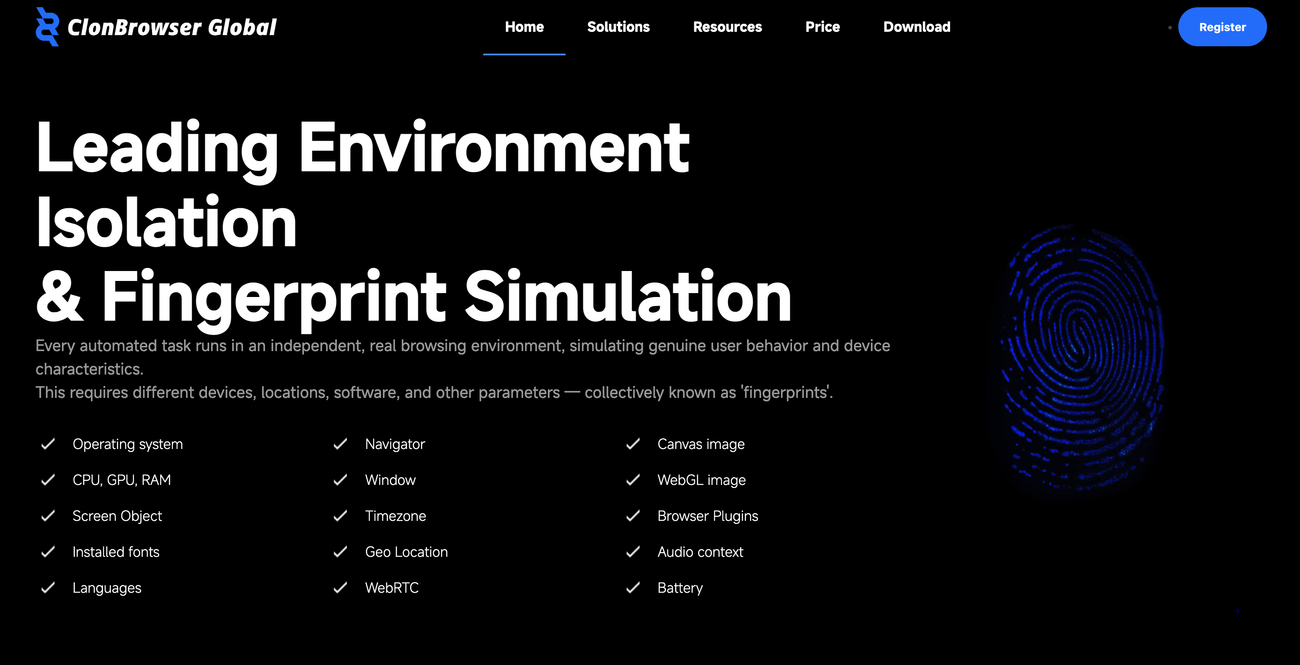 clonbrowser showcase image 1