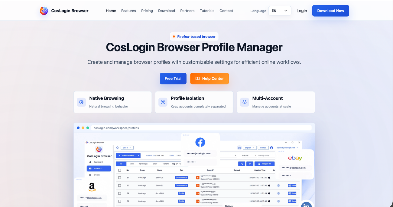 coslogin showcase image 2