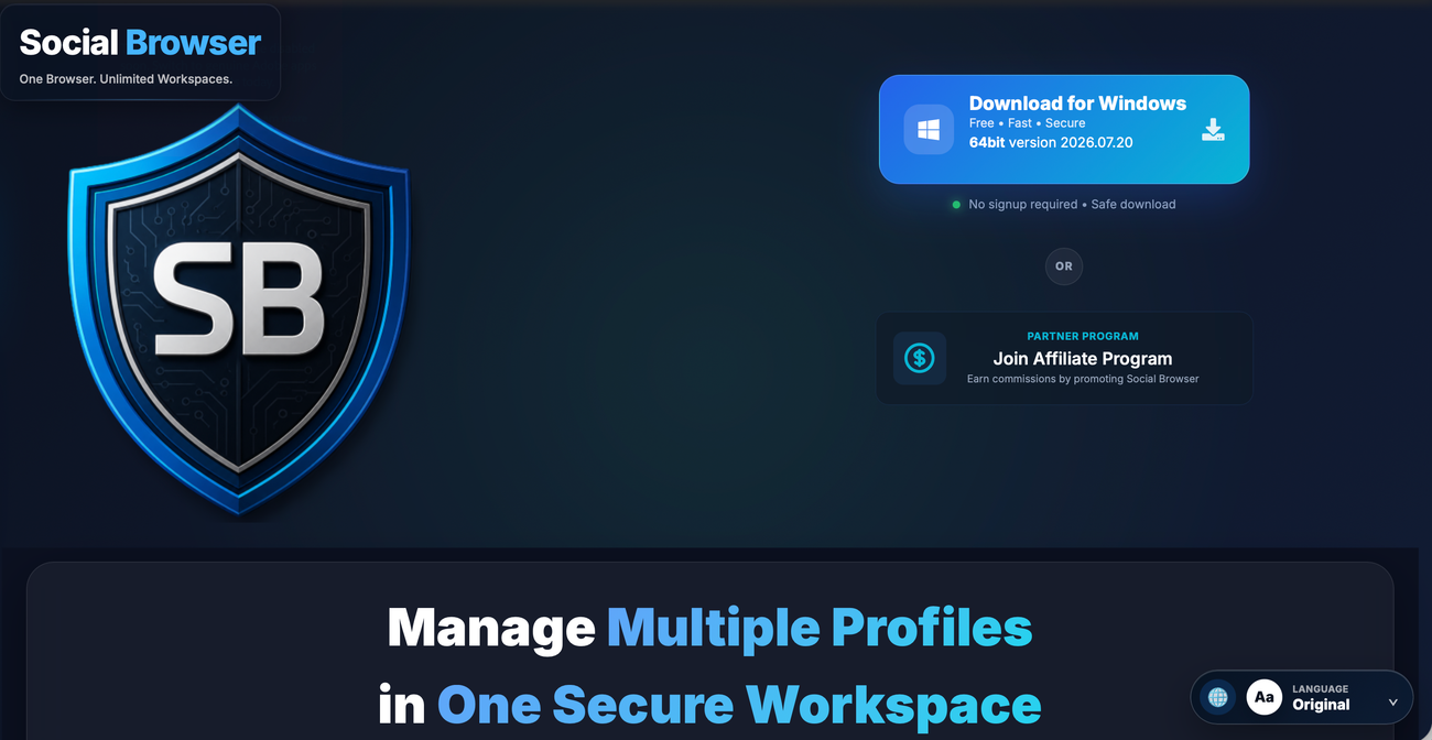 socialbrowser showcase image 2