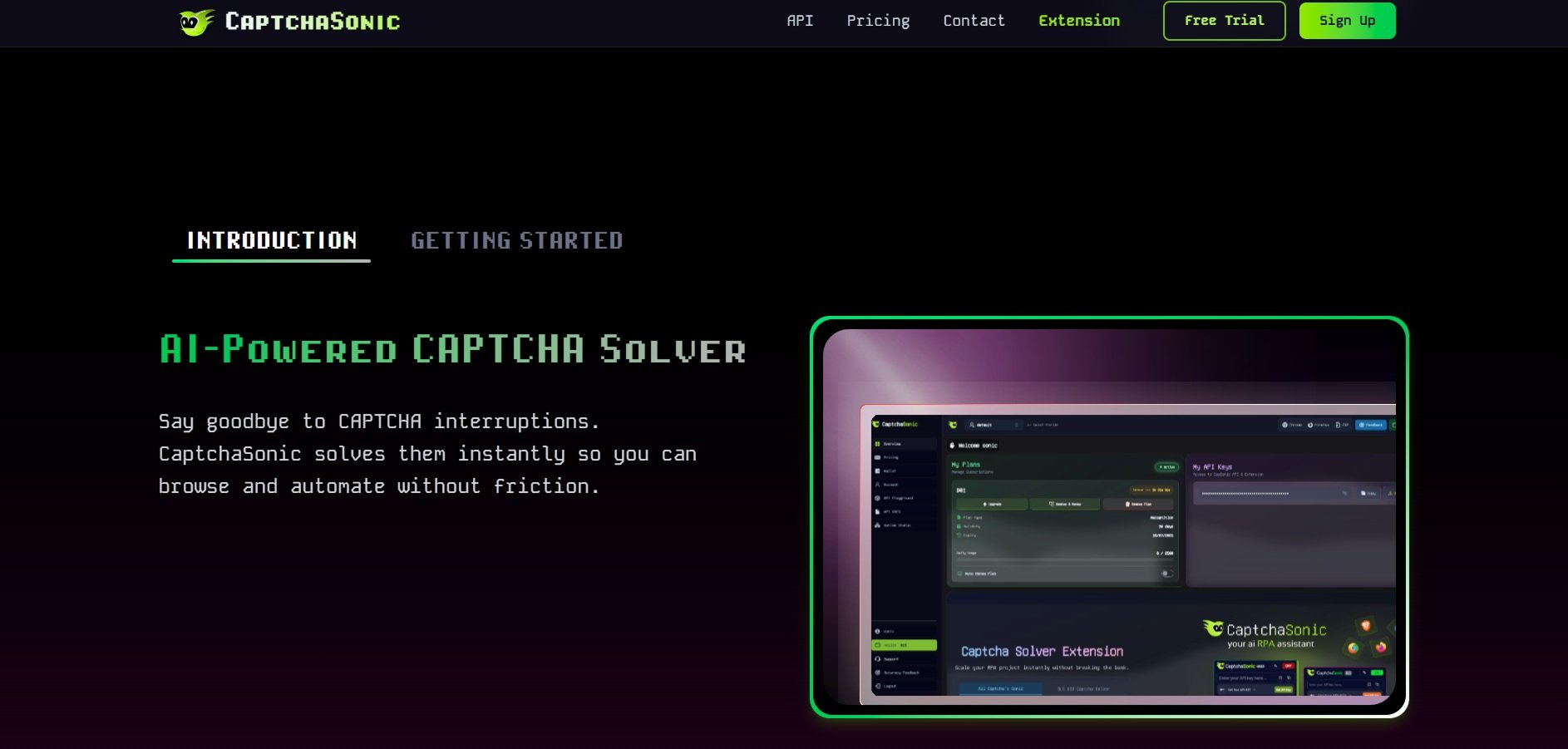 captchasonic showcase image 2