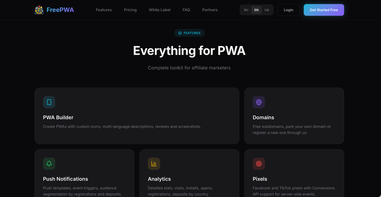 freepwa showcase image 1