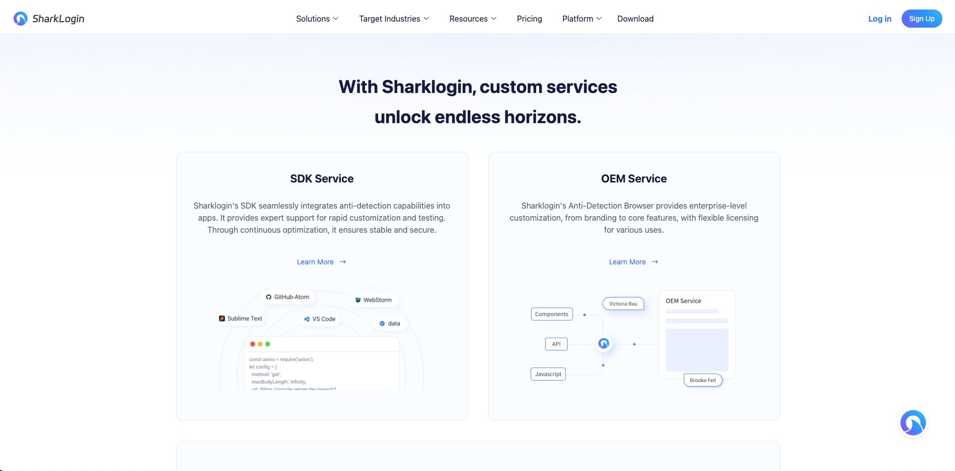 sharklogin showcase image 3