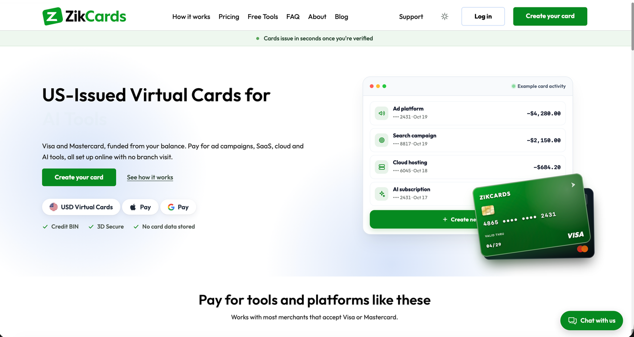 zikcards showcase image 2