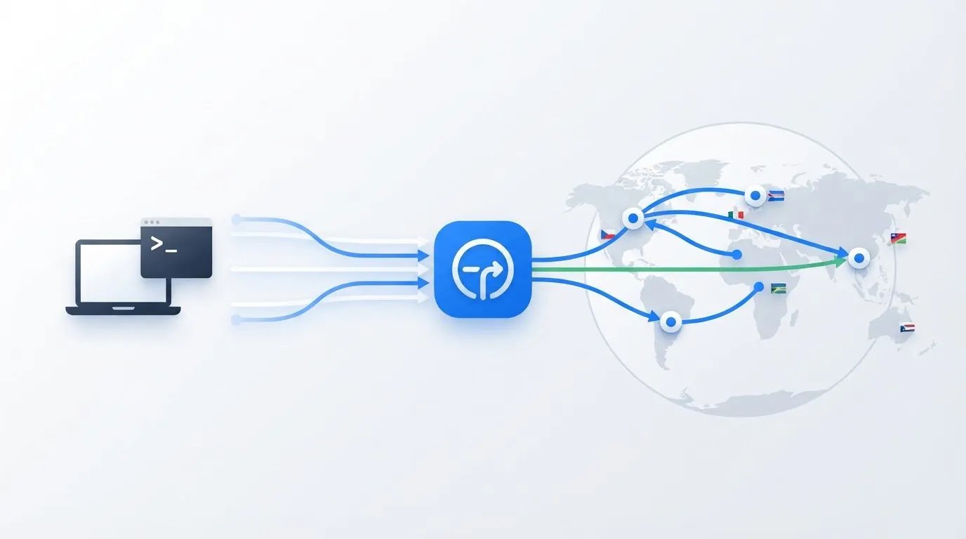 CURL with rotating proxy example for requests and setup